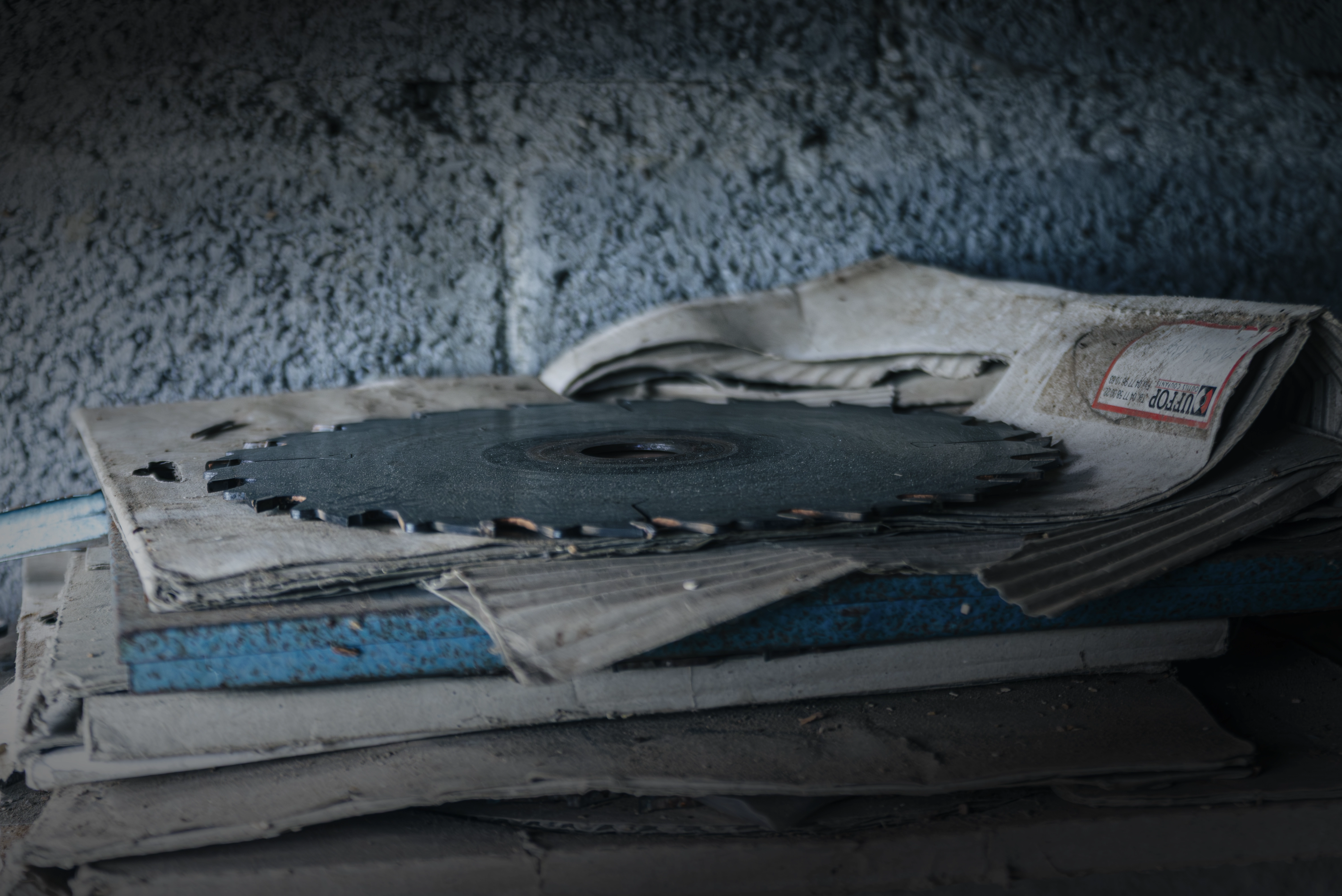 Disque sur carton